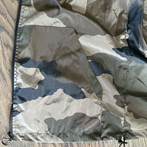 Wild Fable WINDBREAKER JACKET WOMEN CAMO 💚 🟤🖤 SIZE XS - Picture 7 of 12